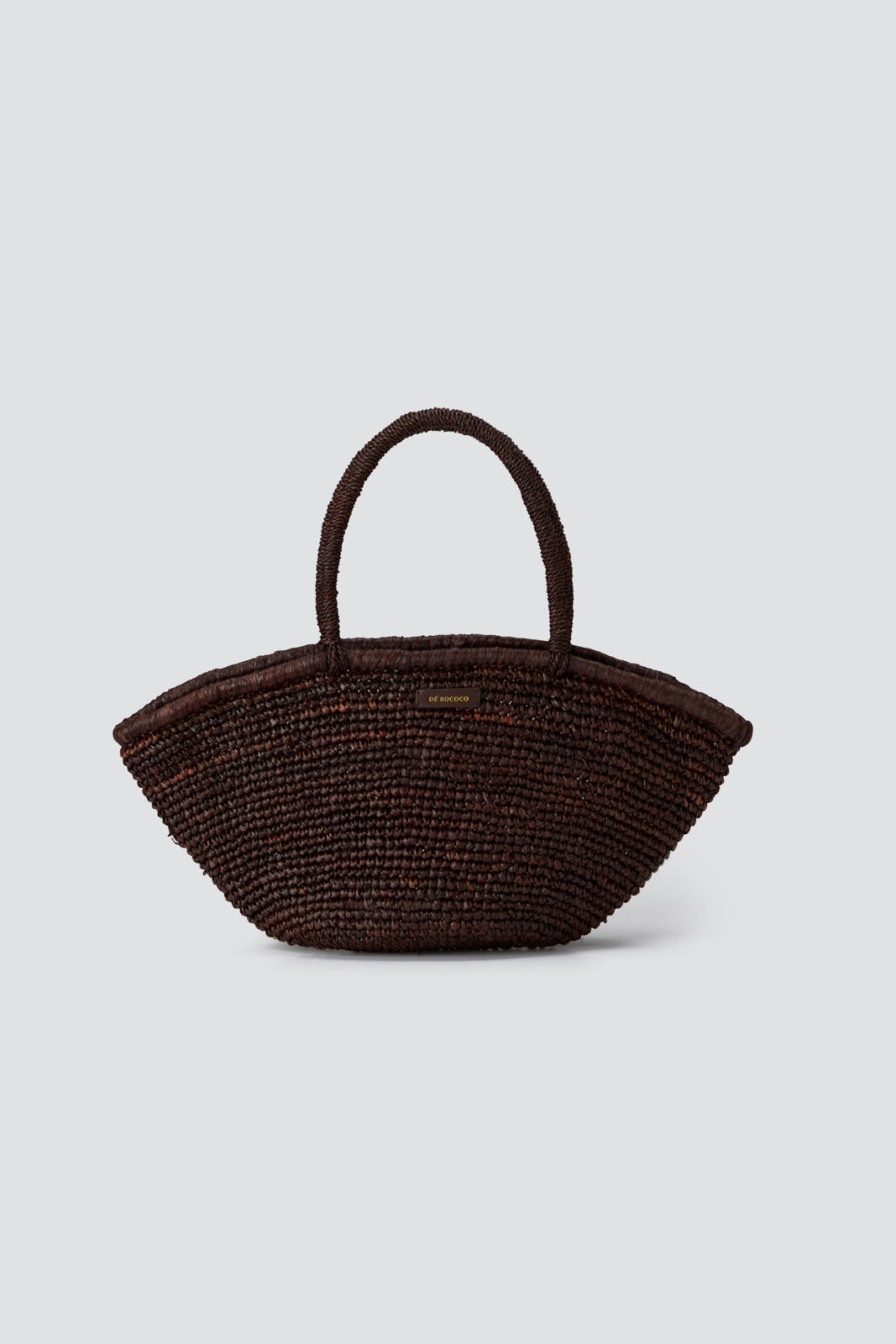 Raffia Crochet Basket Bag