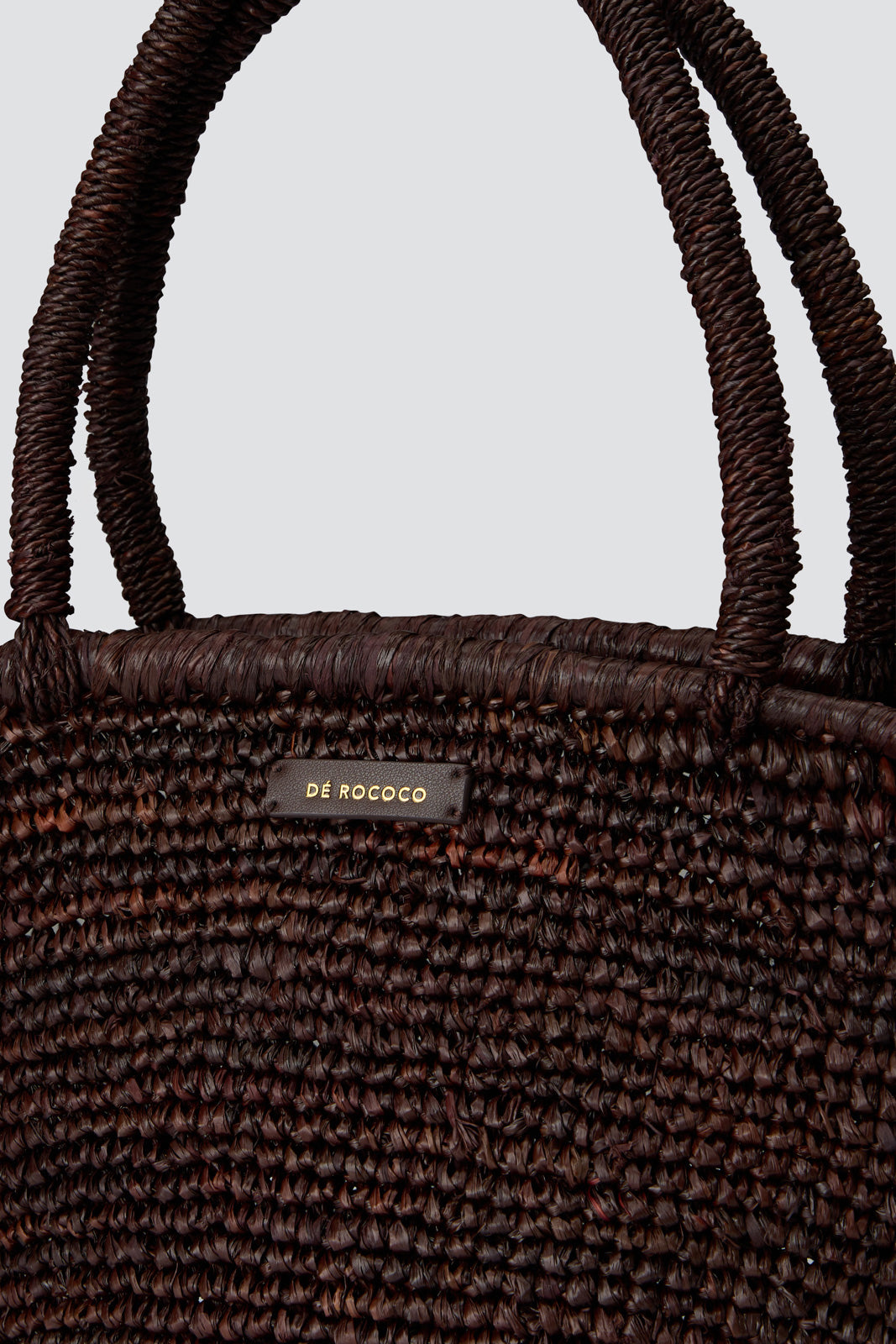 Raffia Crochet Basket Bag