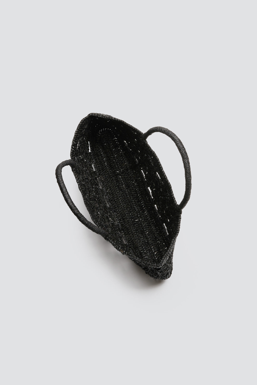 Raffia Crochet Floral Bag