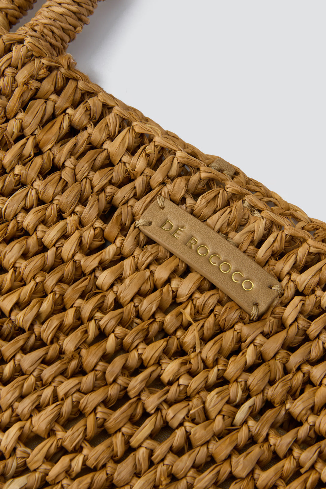 Raffia Crochet Bucket Bag