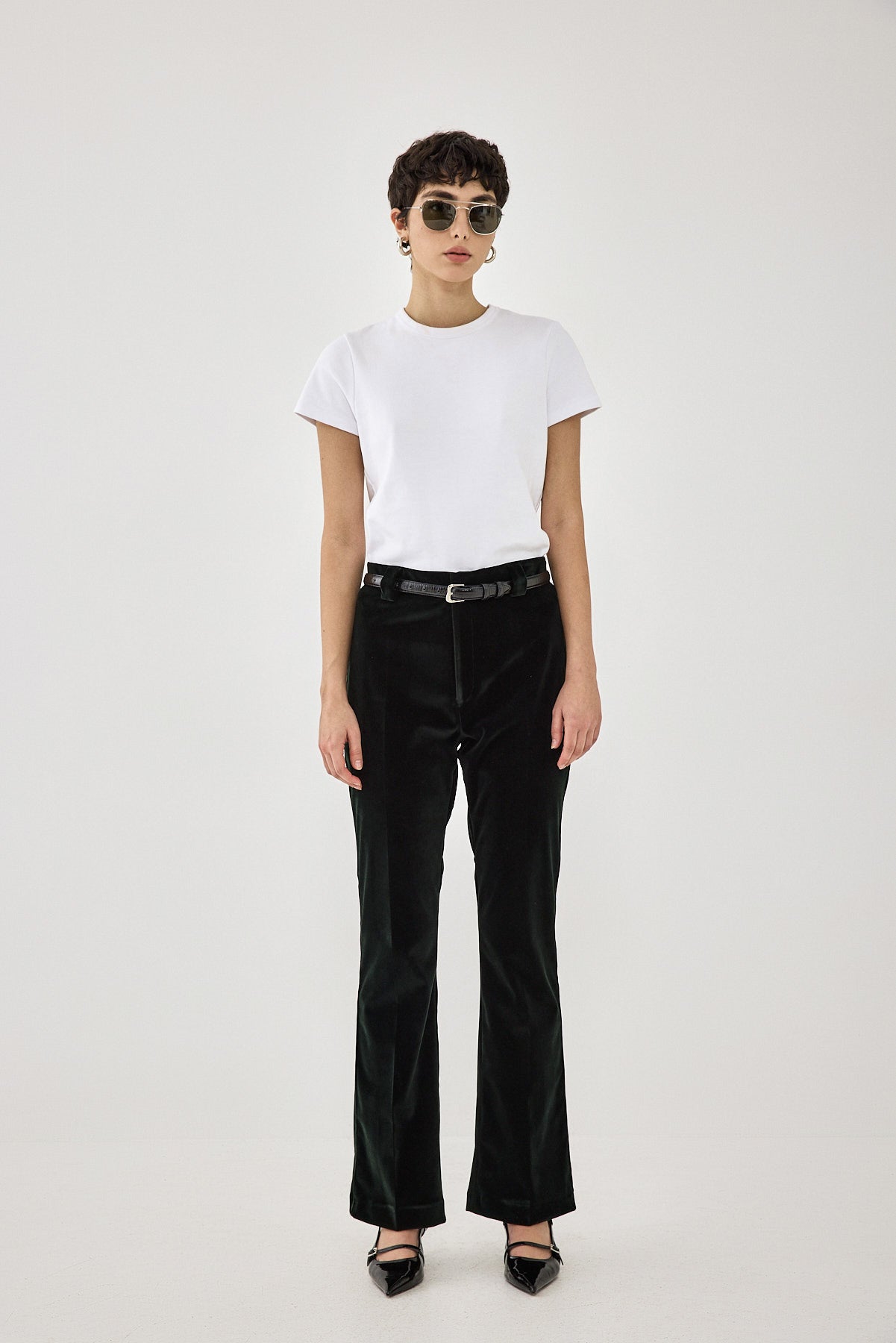 Bootcut Velvet Raspberry Rigid Velvet Bootcut Pants – Dé Rococo
