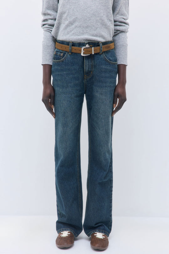 No.11| Mid Rise Full Length Baggy Denim