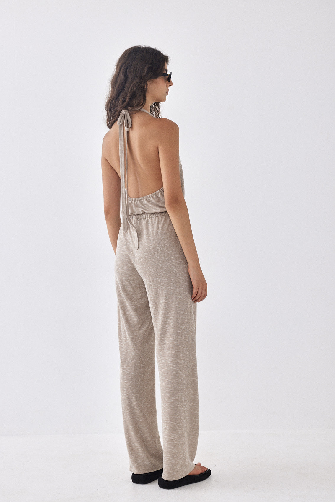 Open Back Lounge Jumpsuit