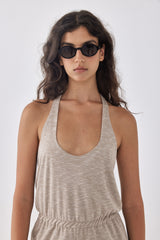 Open Back Lounge Jumpsuit