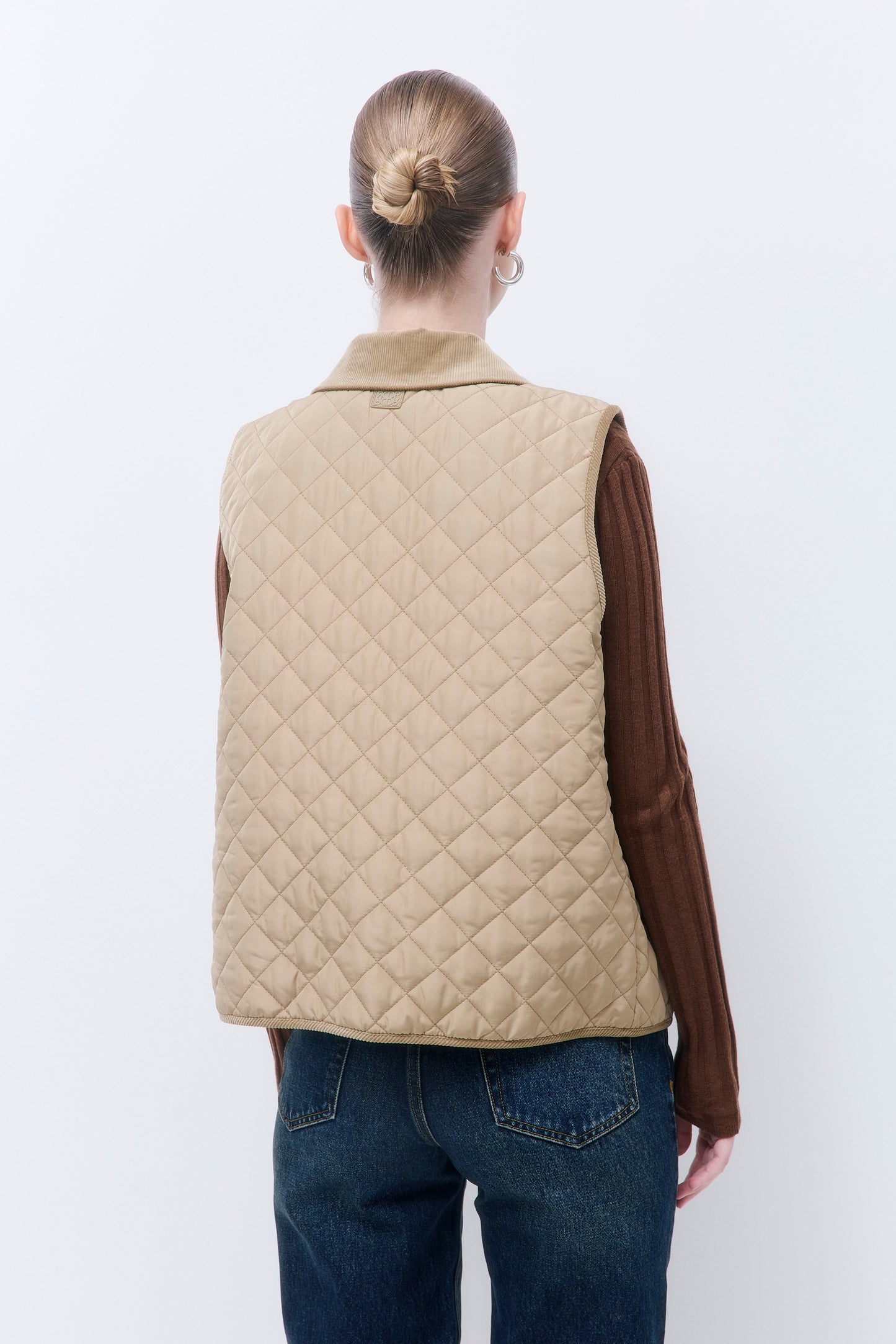 Straight Fit Quilted Vest