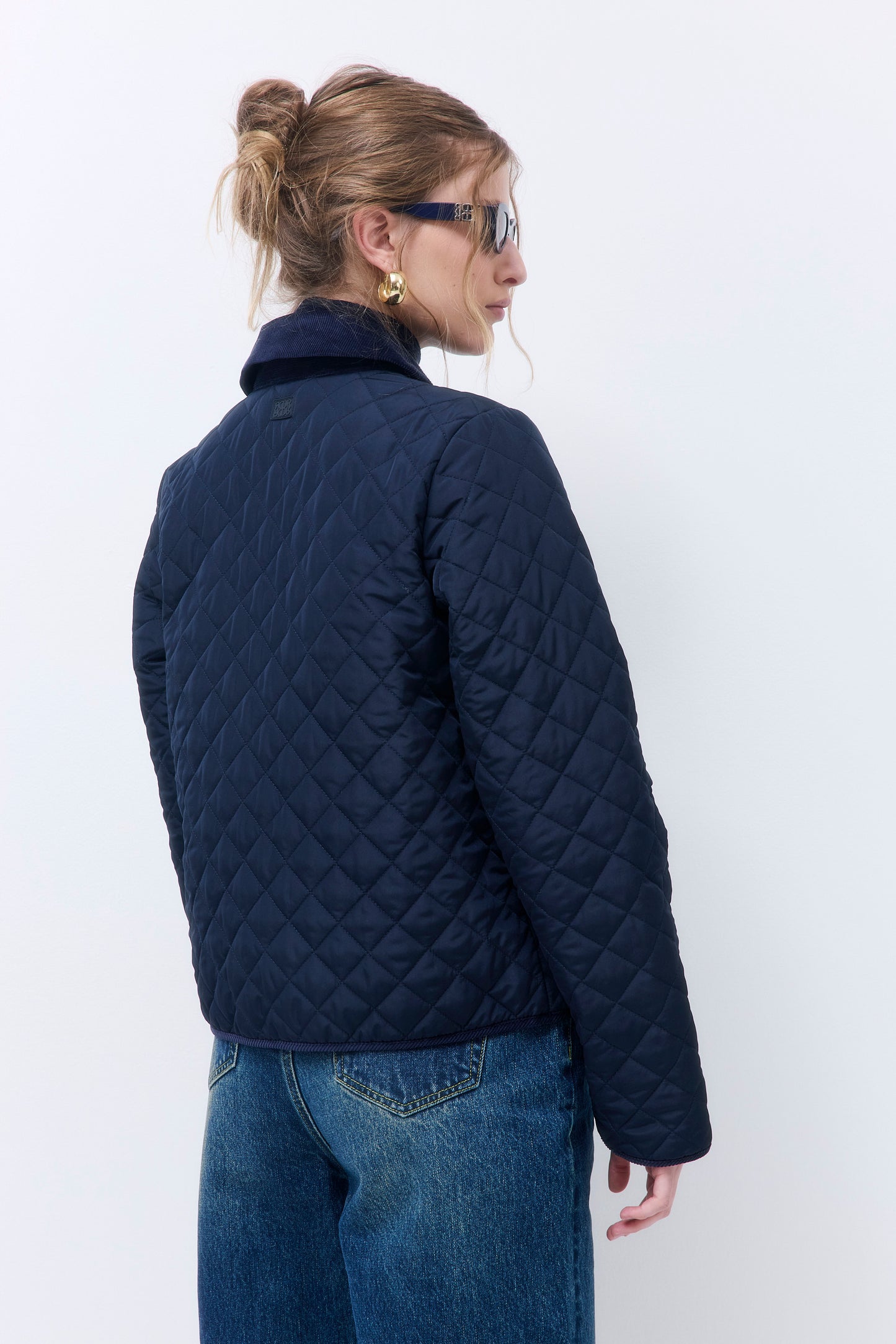 Straight Fit Quilted Jacket