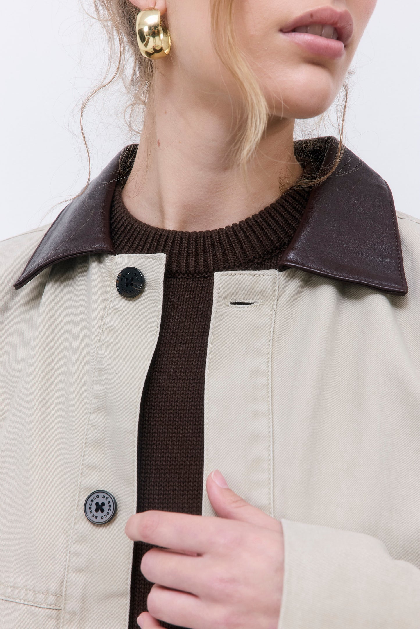 Washed Oversized Barn Jacket