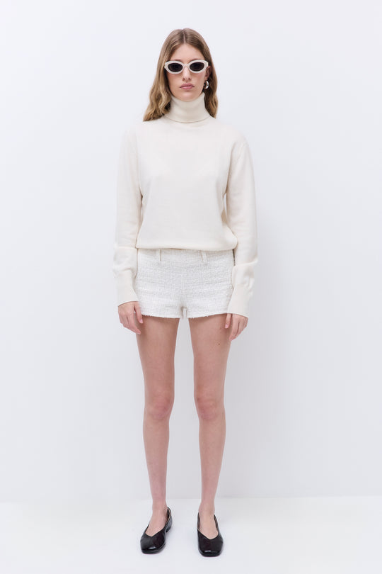 Tweed Micro Mini Shorts