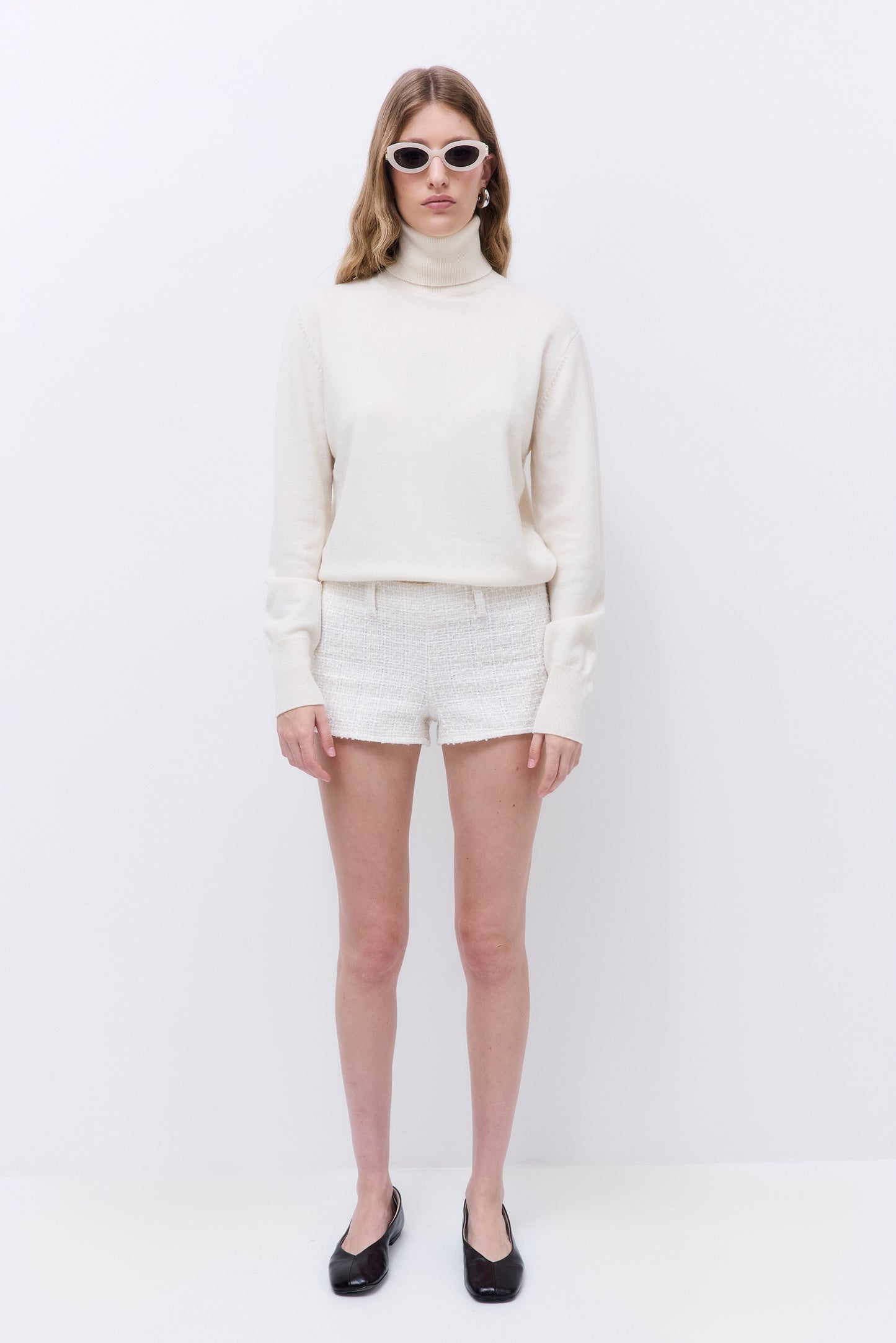 Tweed Micro Mini Shorts