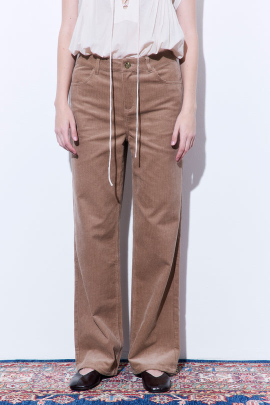 Corduroy Wide Leg Pants