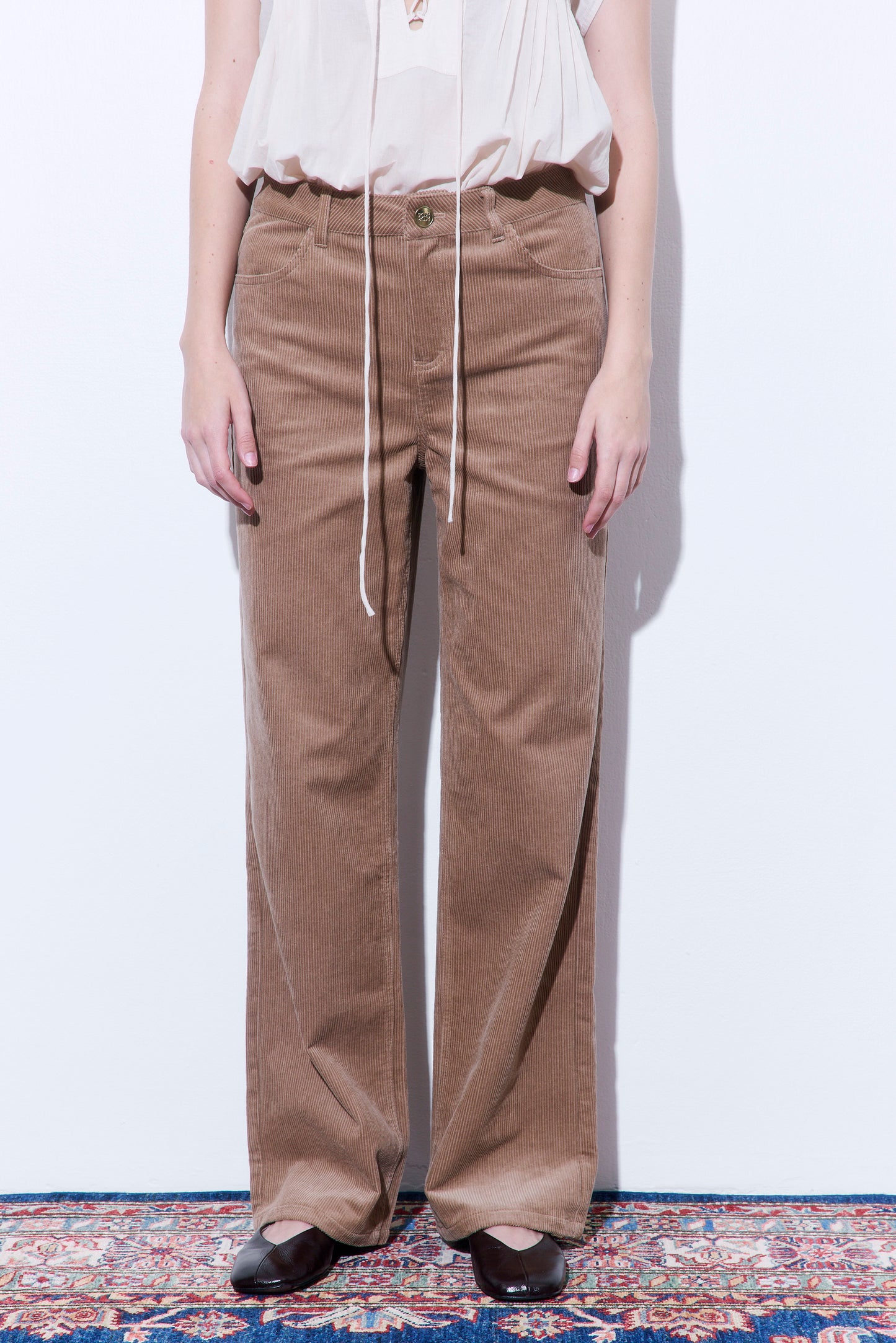 Corduroy Wide Leg Pants