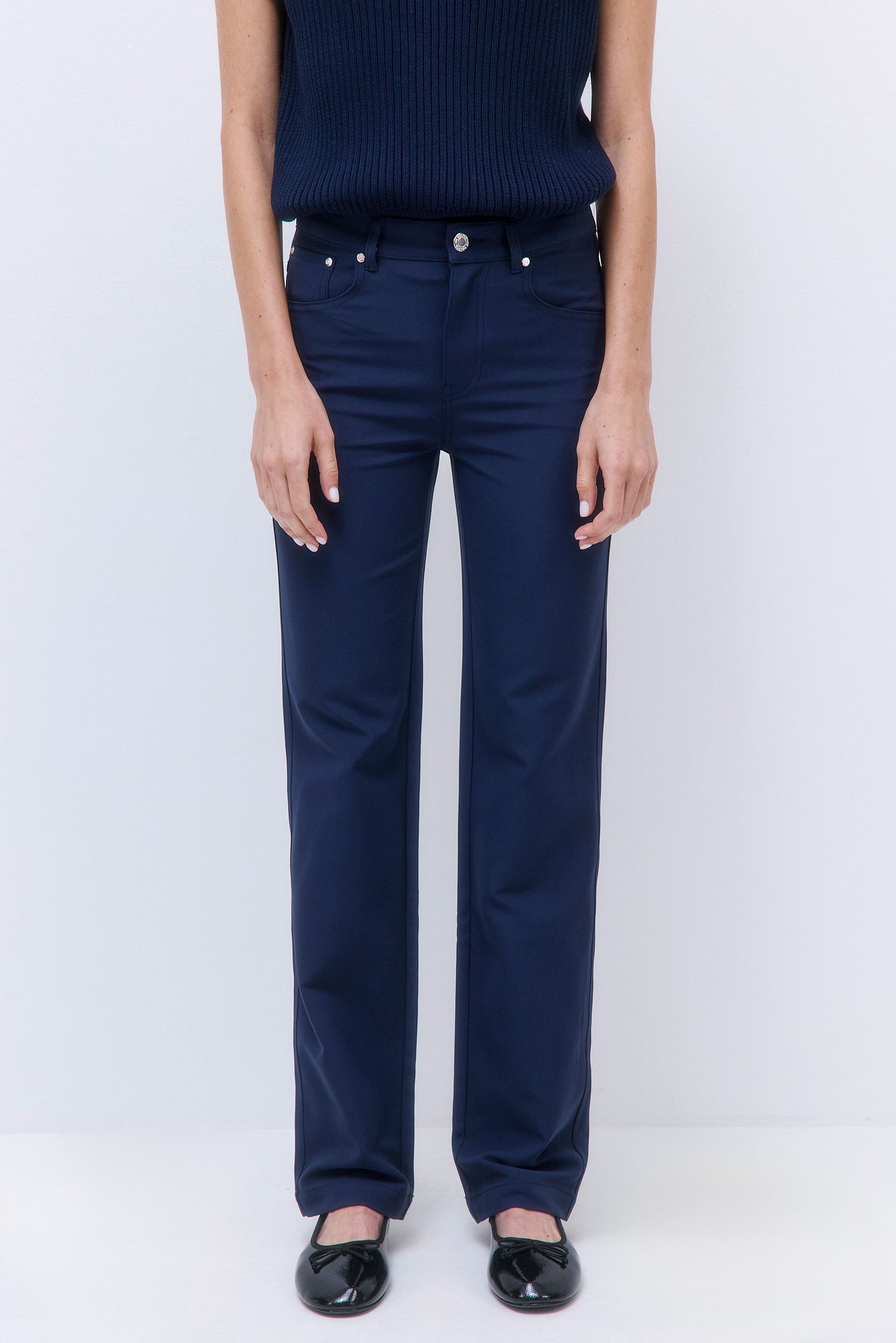 Stretchy Straight Leg Pants