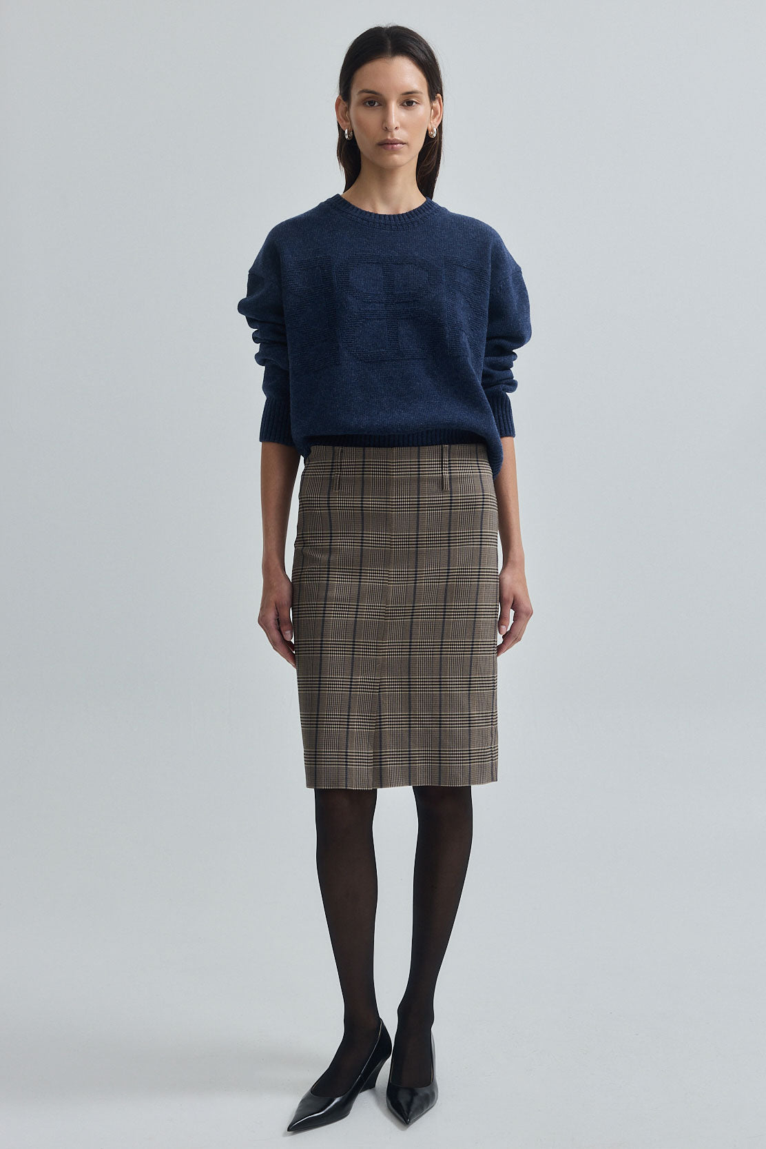 Pencil Midi Skirt