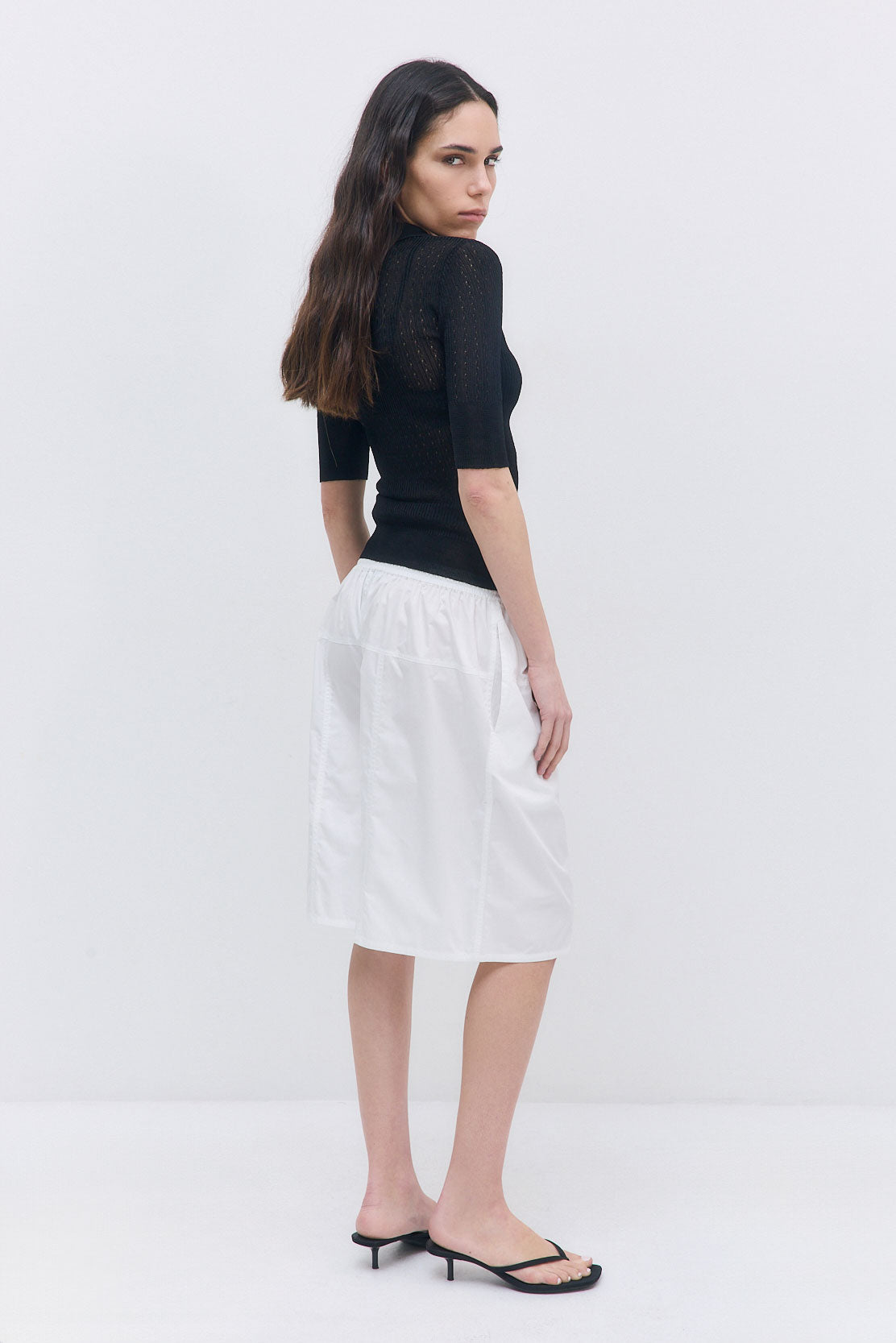 Sheer Crochet Polo - Dé Rococo