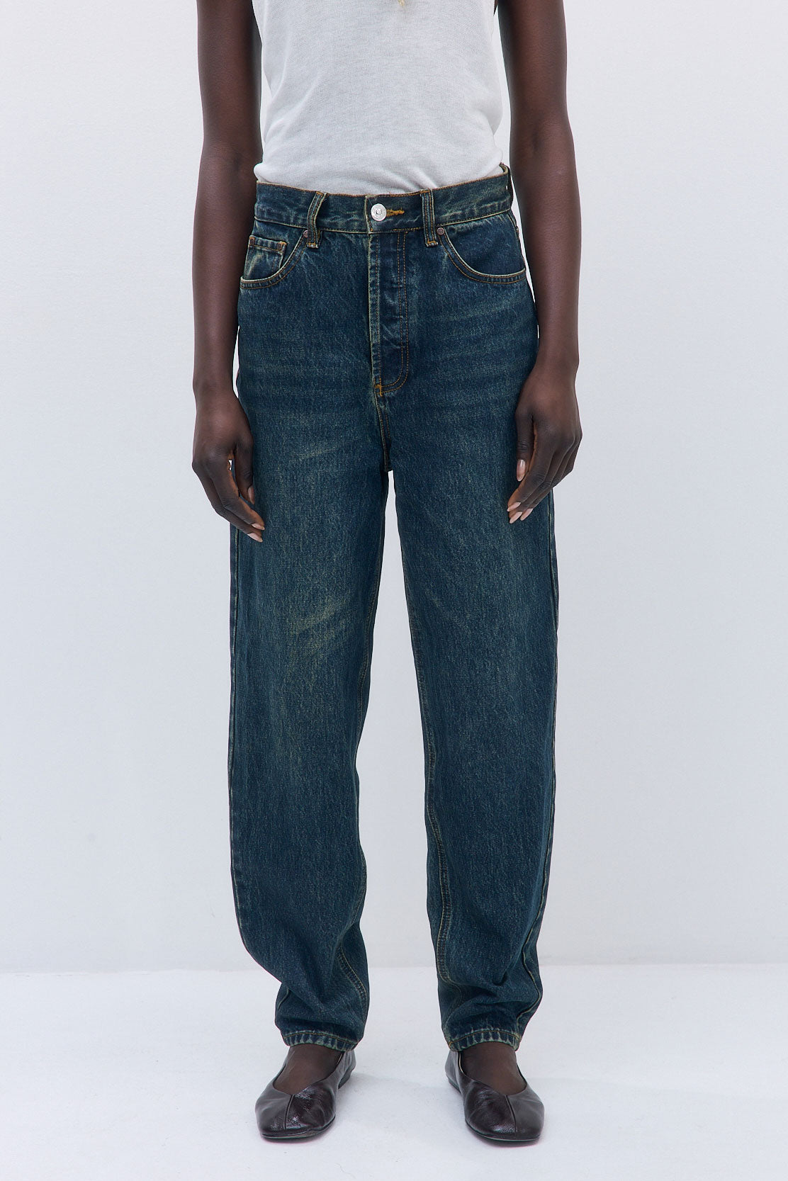 No.13| High Rise Tapered Balloon Denim