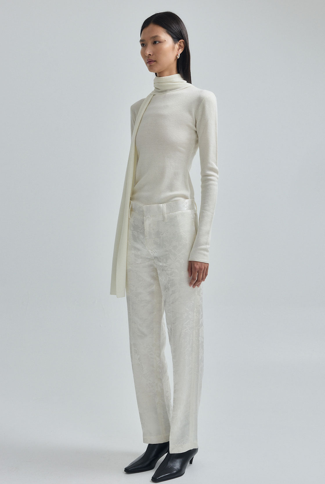 Slim Jacquard Pants
