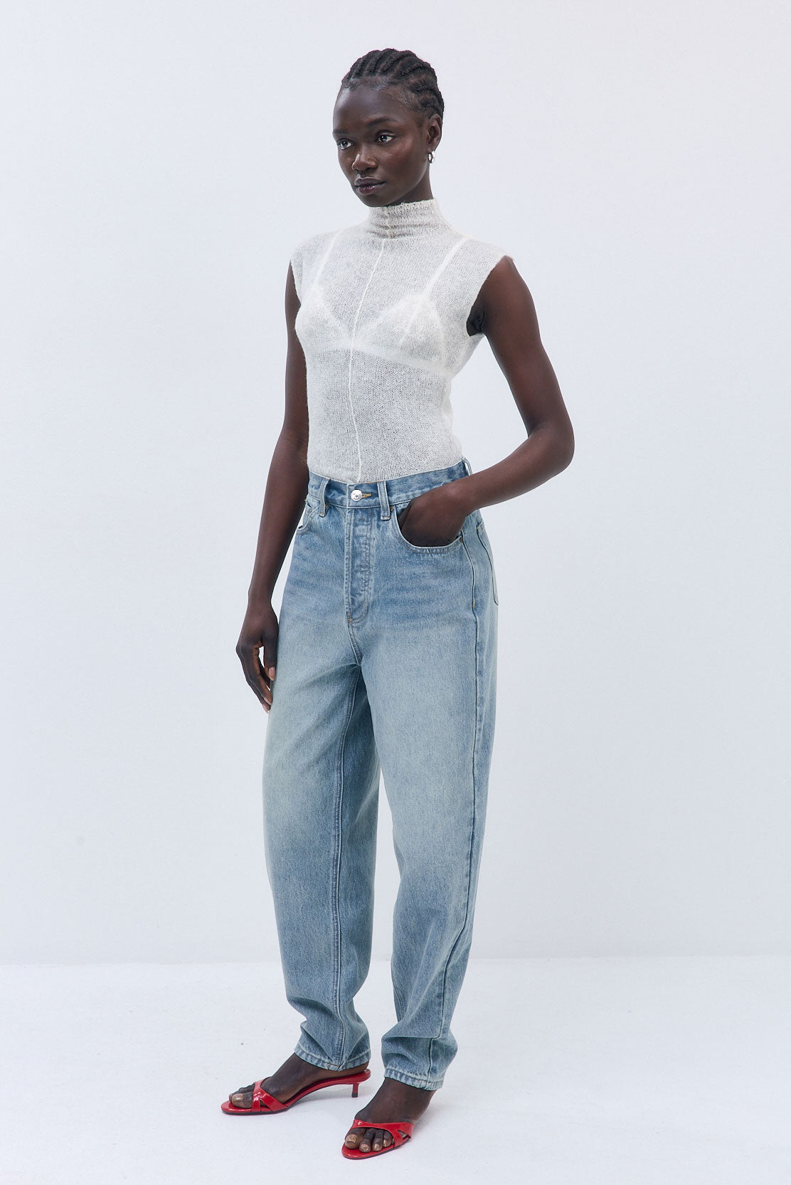 No.13| High Rise Tapered Balloon Denim