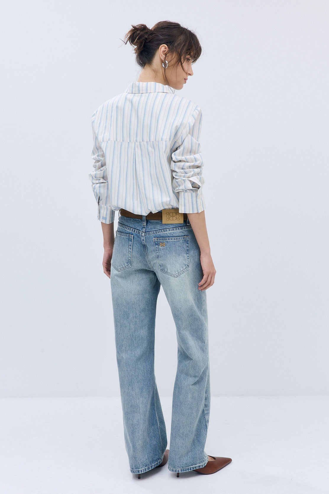 No.11| Mid Rise Full Length Baggy Denim