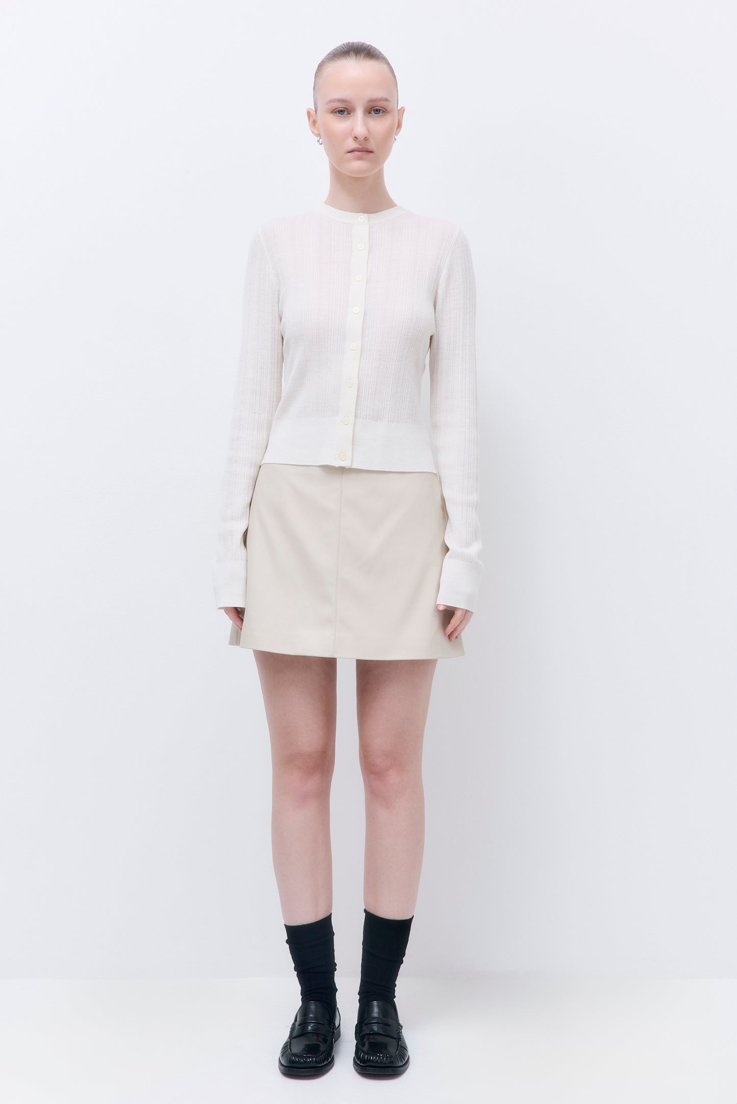 Merino Wool Loose Cardigan