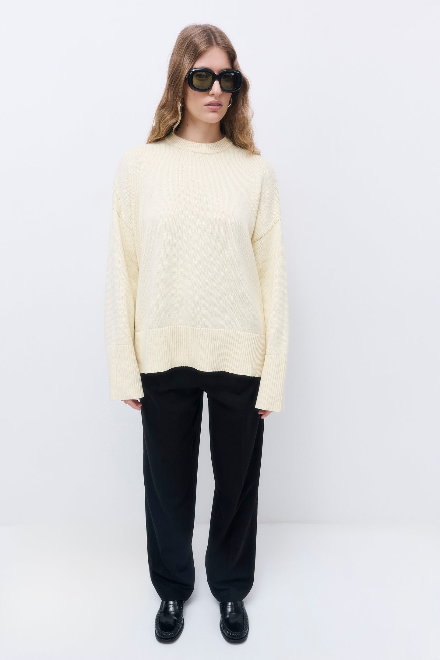 Oversized Crew Neck Jumper