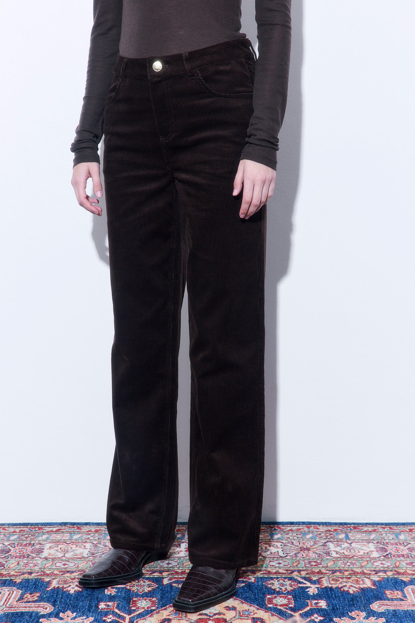 Corduroy Wide Leg Pants