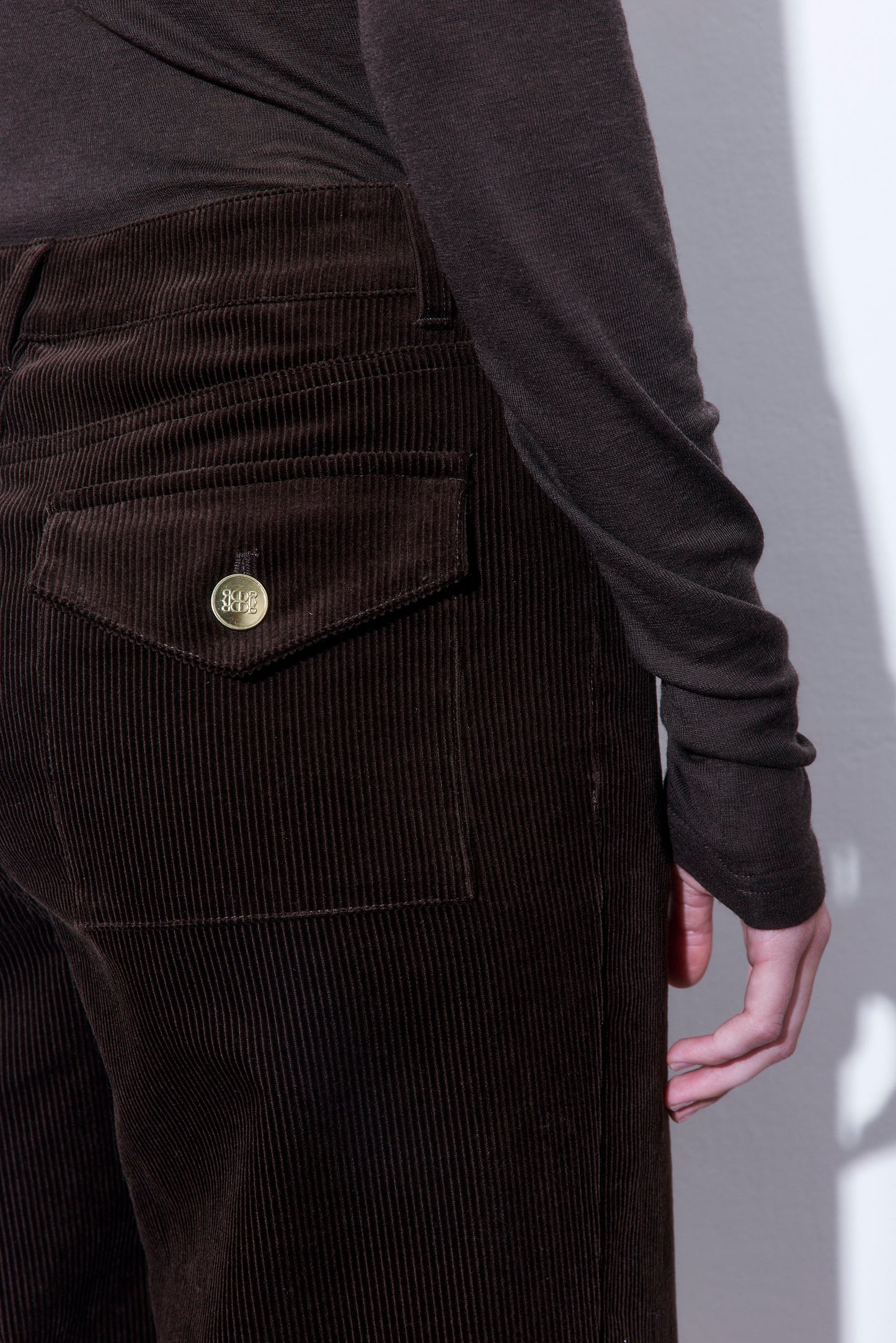 Corduroy Wide Leg Pants