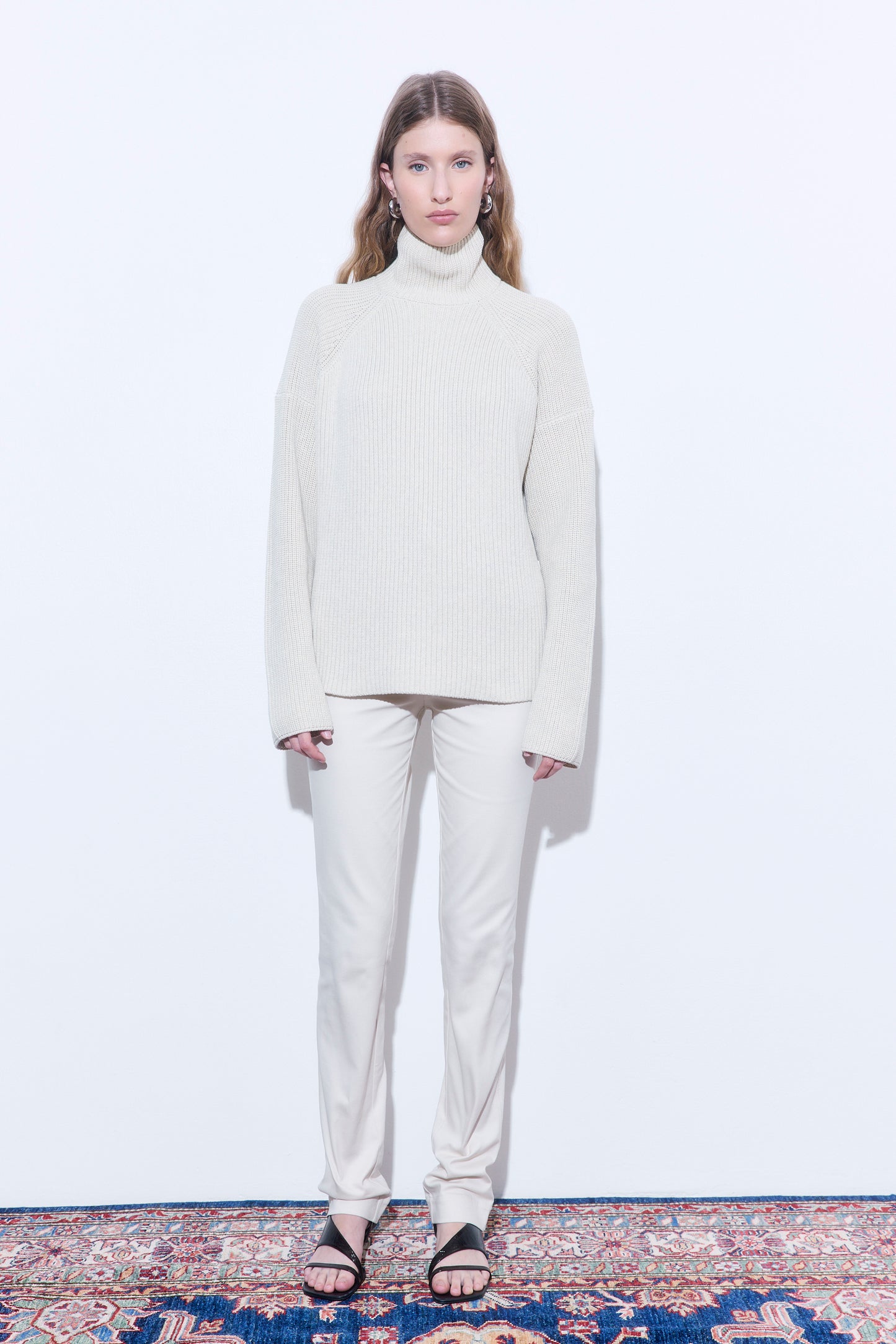 Ribbed Turtleneck Sweater