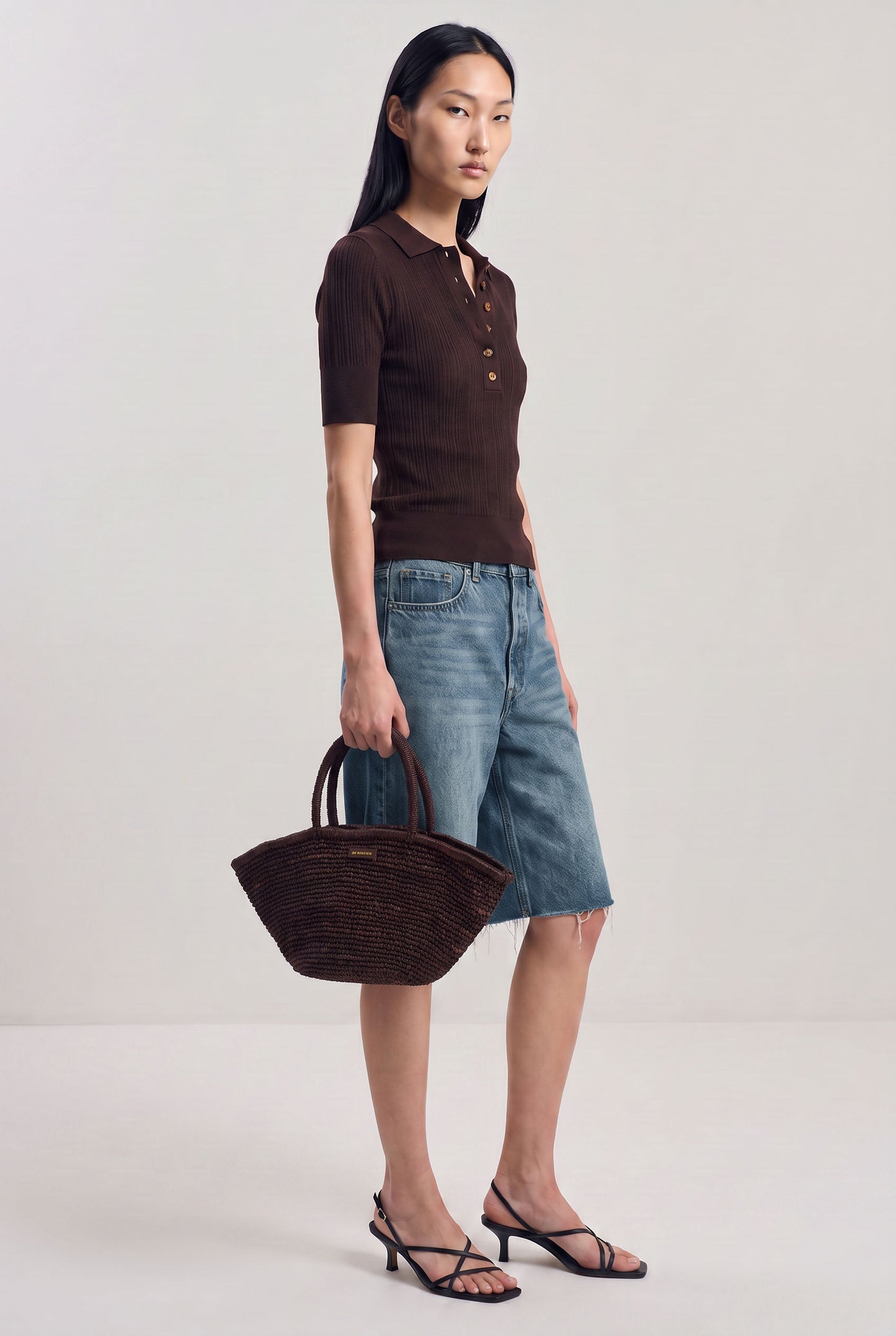 Baggy Denim Bermuda