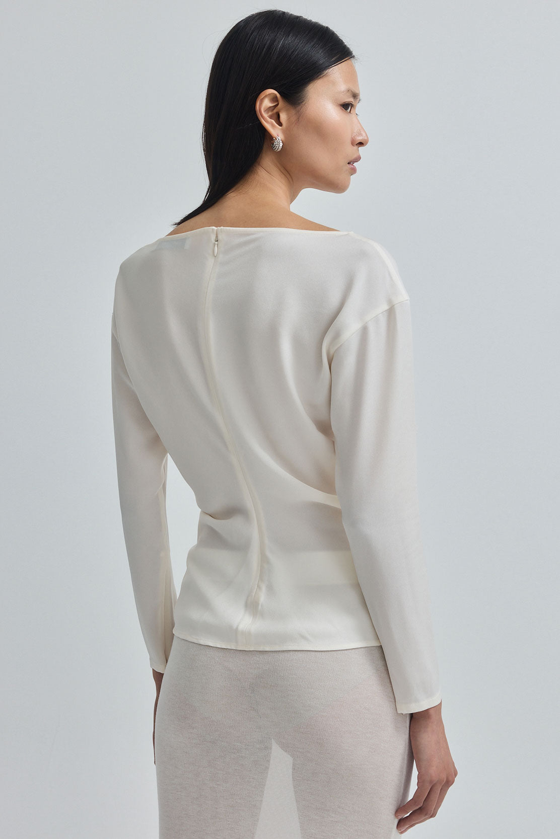Fitted Boatneck Long Sleeve