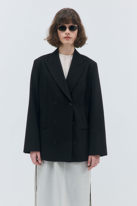 Oversized Double Breasted Daddy Blazer