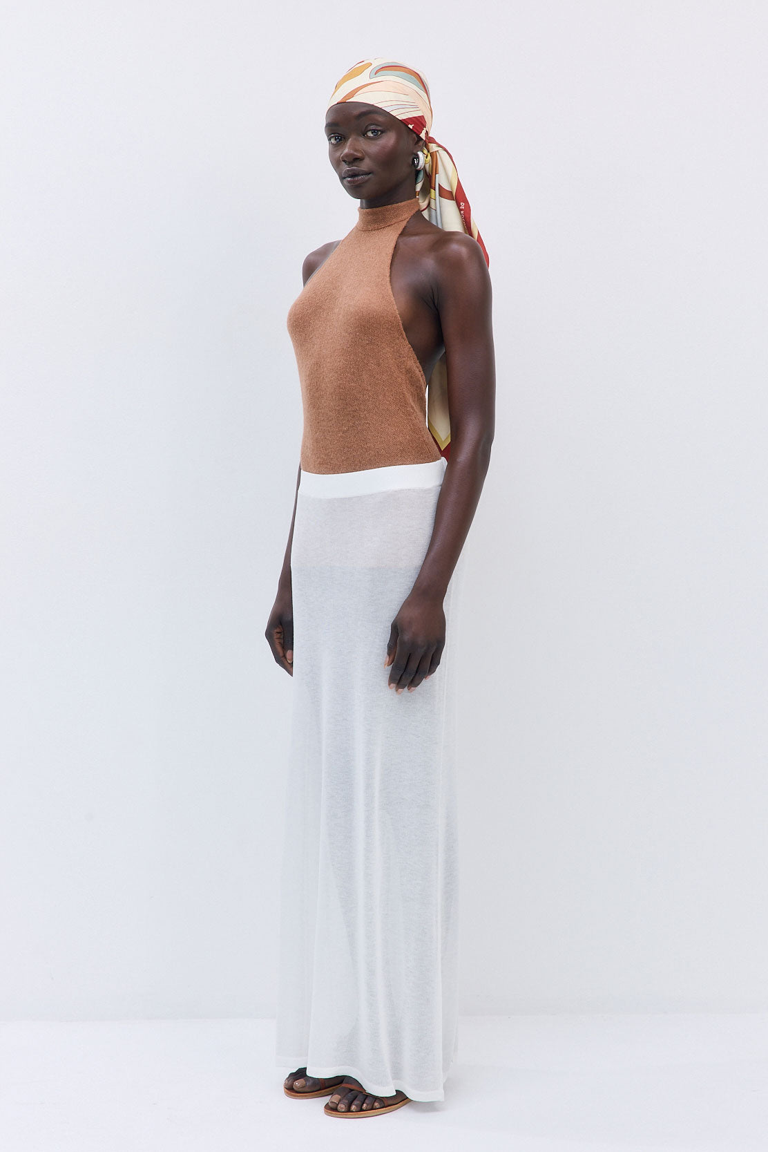 Semi Sheer Maxi Skirt - Dé Rococo