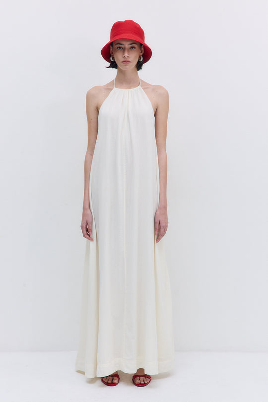 Sheer Cotton Maxi Dress