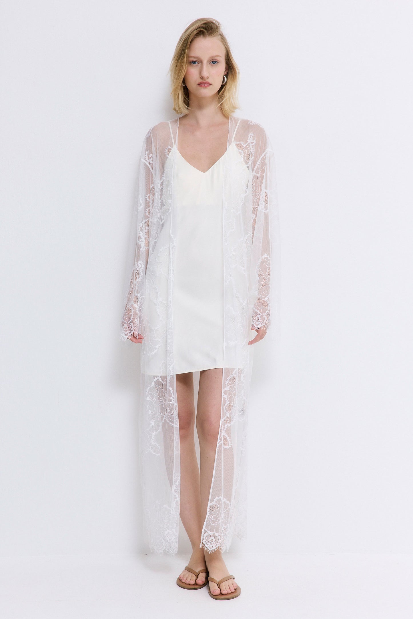 Sheer Lace Robe