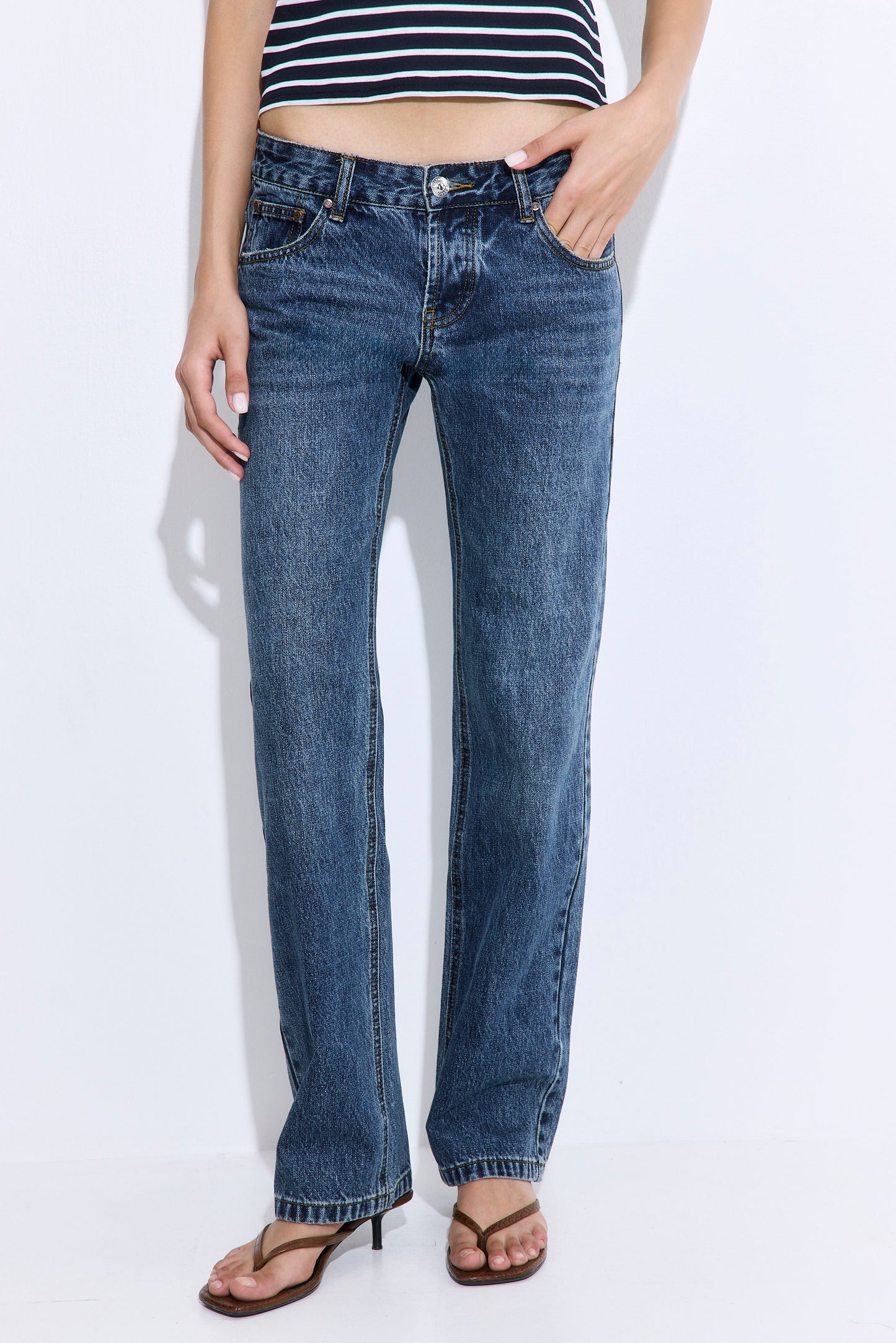 No.15| Low Rise Straight Denim