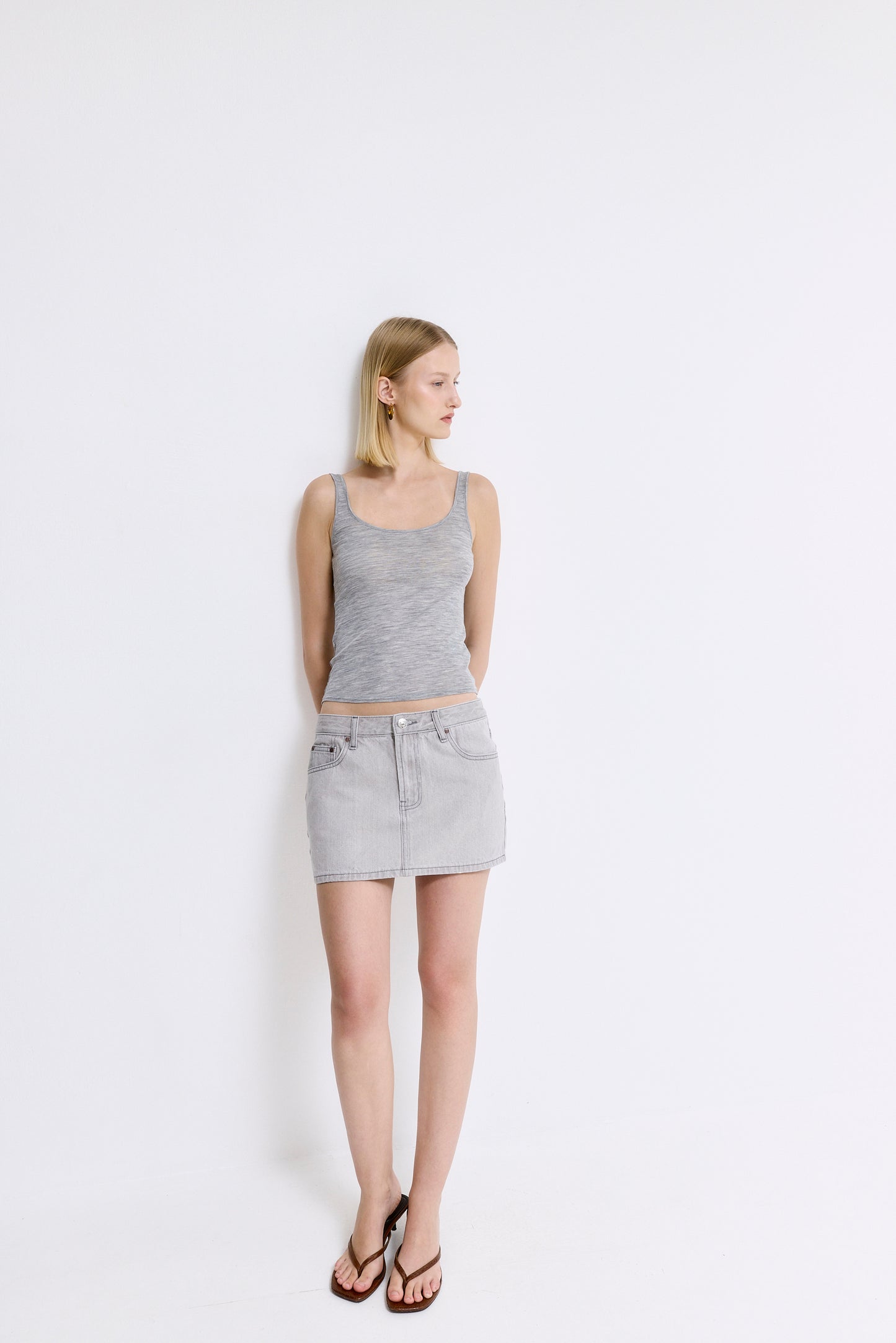 Strappy Wool Cami Top