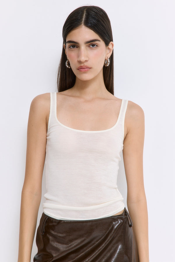 Strappy Wool Cami Top