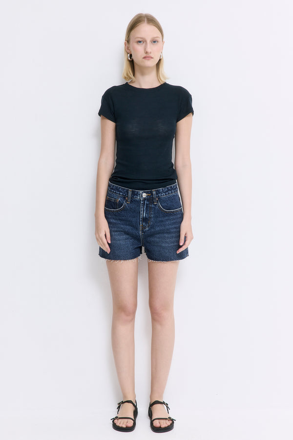 Fitted Wool Cup Tee
