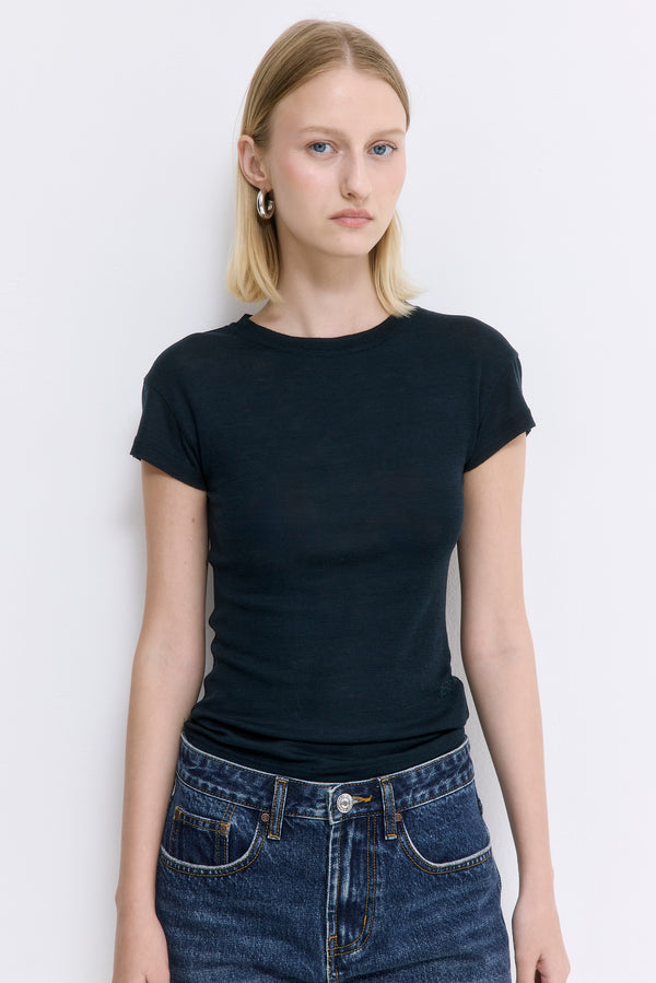 Fitted Wool Cup Tee