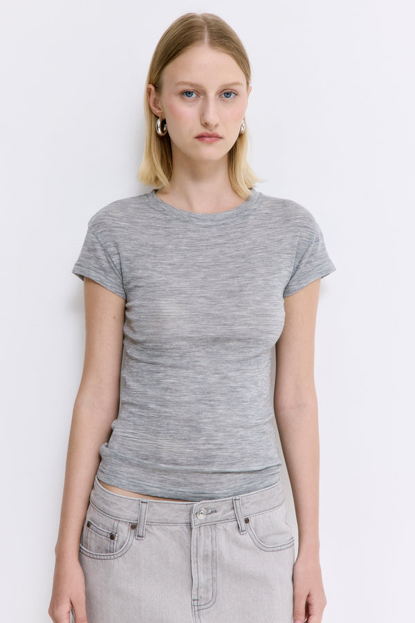 Fitted Wool Cup Tee