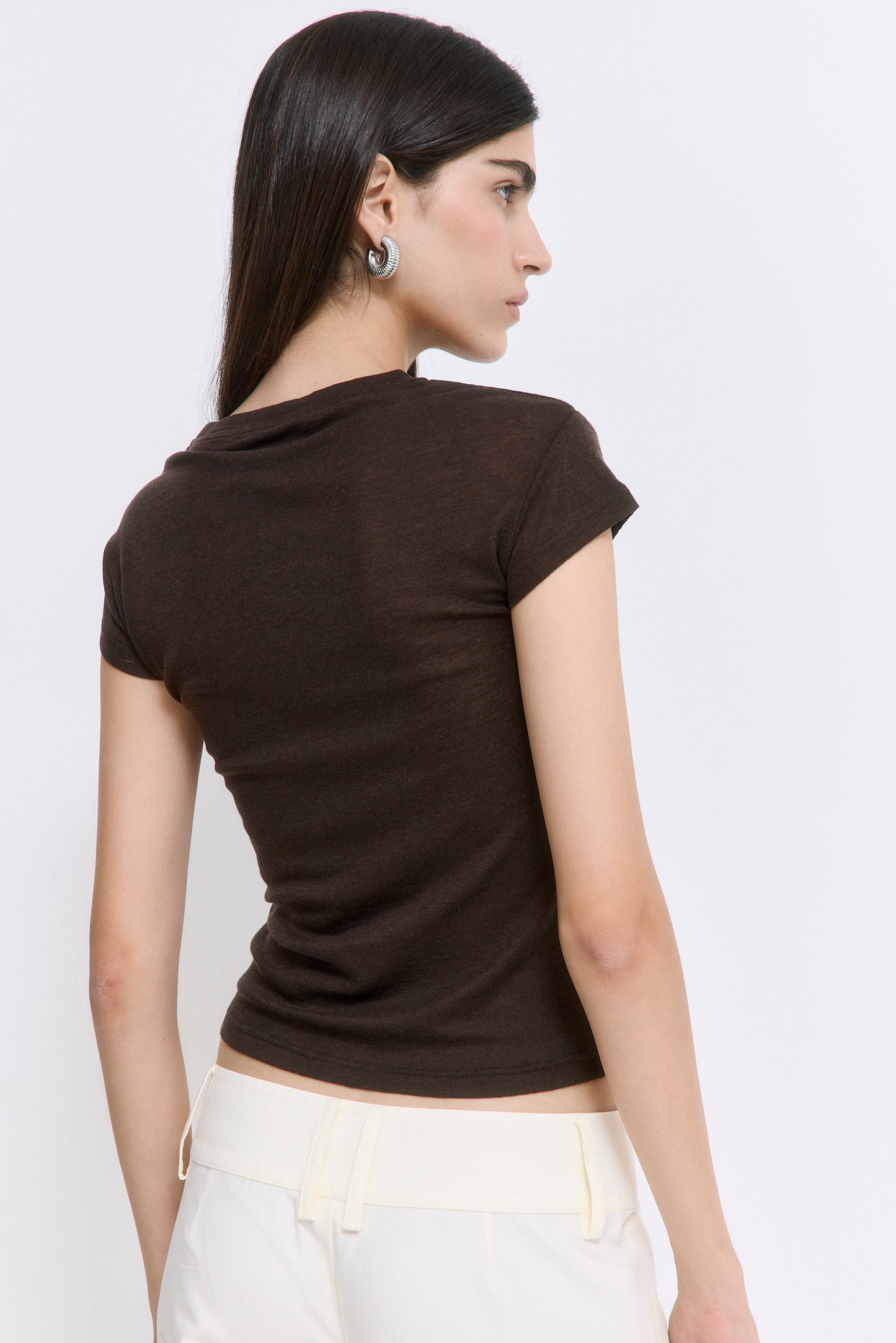 Fitted Wool Cup Tee