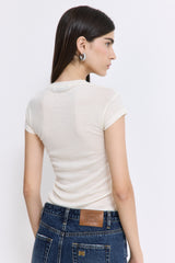 Fitted Wool Cup Tee