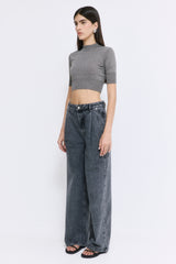 No.12| High Rise Super Wide Denim