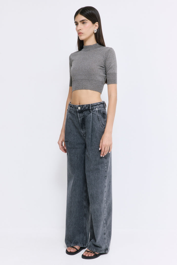 No.12| High Rise Super Wide Denim