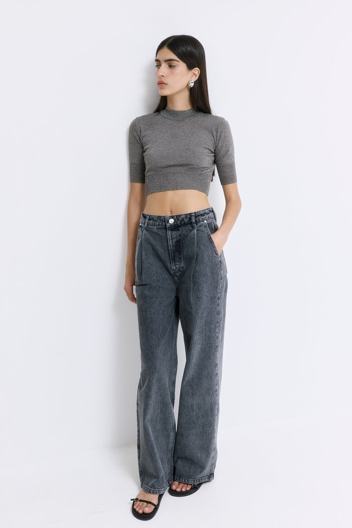 No.12| High Rise Super Wide Denim