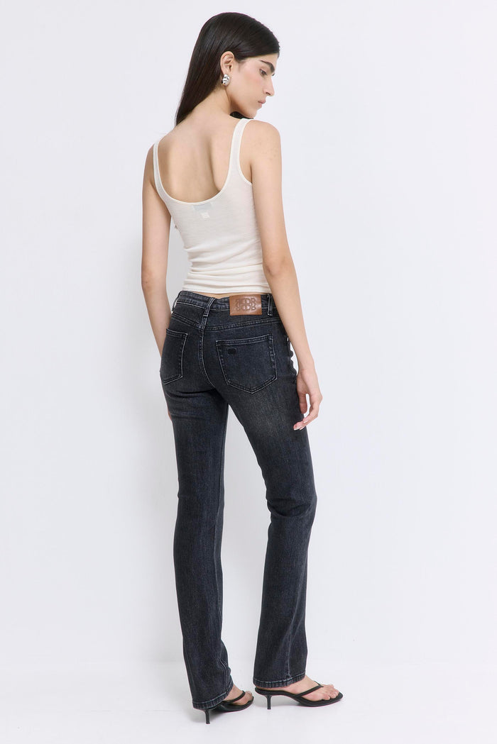 No.18| Mid Rise Fitted Denim