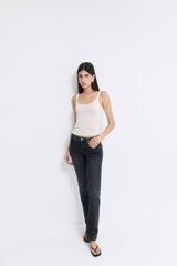 No.18| Mid Rise Fitted Denim