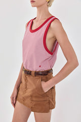 Striped Cotton Tank Top