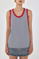 Striped Cotton Tank Top