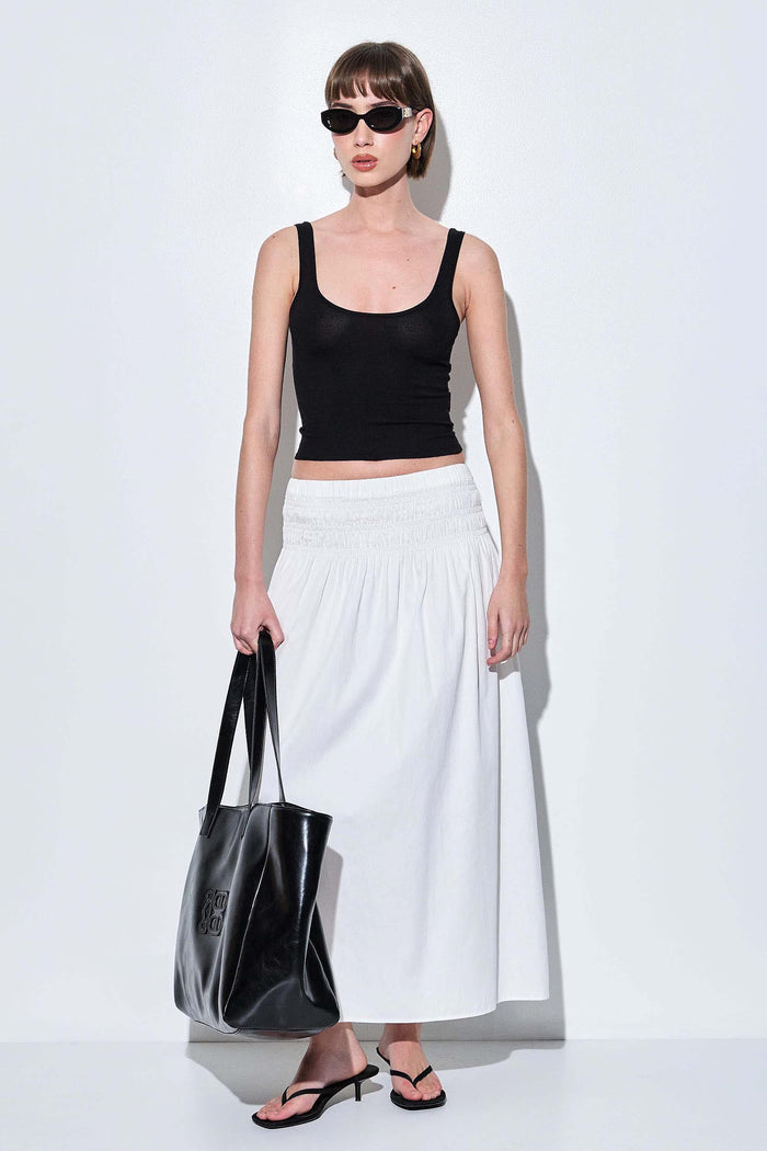 Deep Scoop Knitted Tank Top