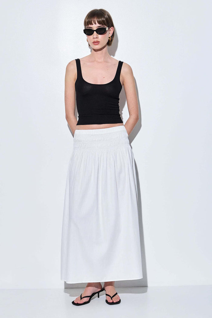 Deep Scoop Knitted Tank Top